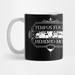 Your time is running out - Tempus Fugit Memento Mori Mug